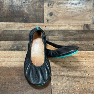Tieks Black Leather Balet Flats Size 7